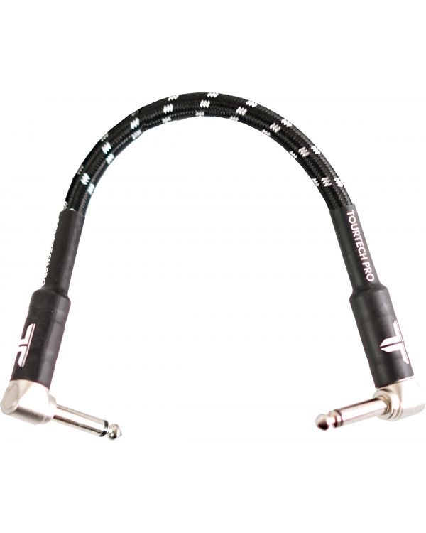 TOURTECH Pro Patch Cable, 15cm, Black & Grey