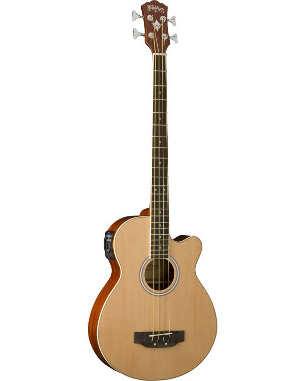 Washburn AB5 Electro-Acoustic Bass Guitar, Natural