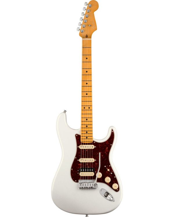 Fender American Ultra Stratocaster HSS, MN, Arctic Pearl