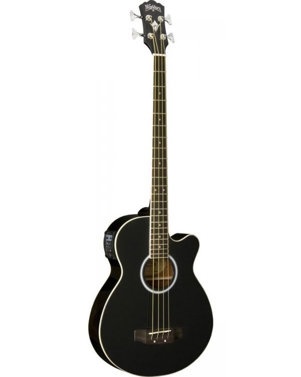 Washburn AB5-B Black Acoustic Bass Guitar