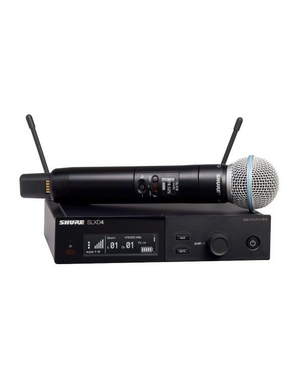 Shure SLX-D Wireless System with Beta 58A Handheld Microphone