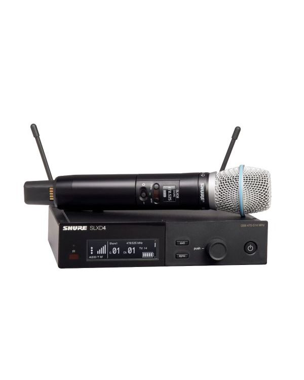 Shure SLX-D Wireless System with Beta 87A Handheld Microphone
