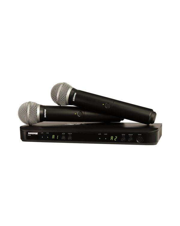 Shure BLX288UK / PG58 Dual Handheld Wireless Microphone System