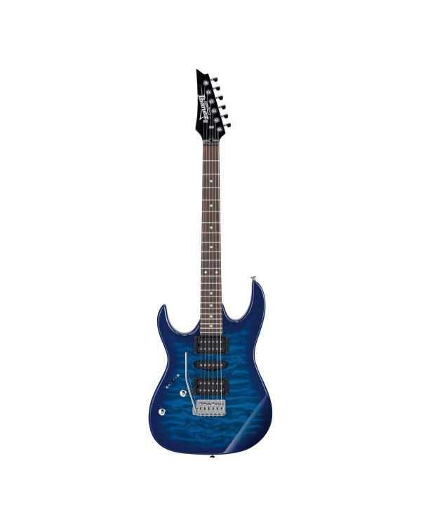 Ibanez GRX70QAL Electric Guitar Transparent Blue Burst LH