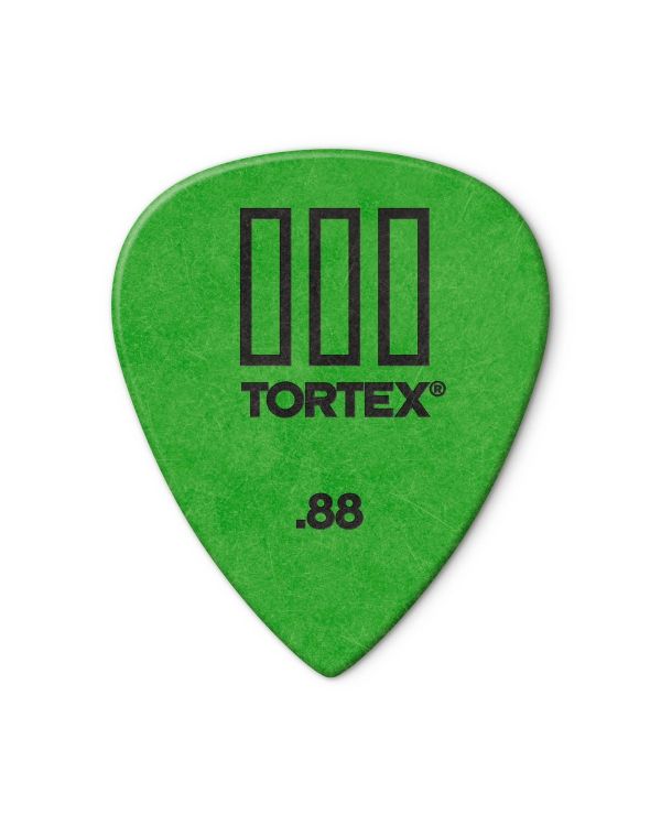 Dunlop Tortex TIII Standard Green 0.88mm Players (12 Pack)
