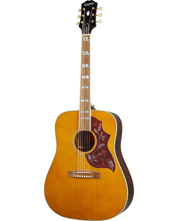 Epiphone Inspired By Gibson Hummingbird, Aged Natural Antique