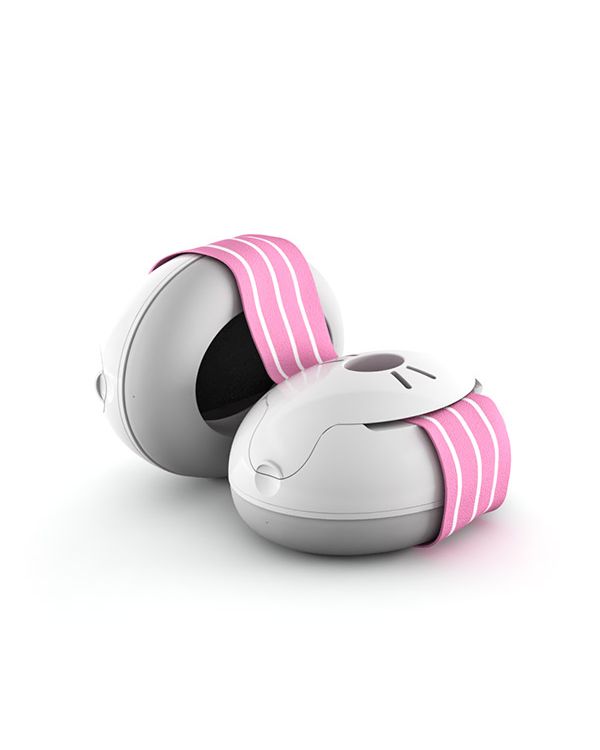 Alpine Muffy Baby Hearing Protector Pink with FREE Grey Spare Band