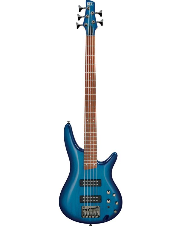 Ibanez SR375E-SPB SR Bass 5-String Electric Bass Guitar Sapphire Blue