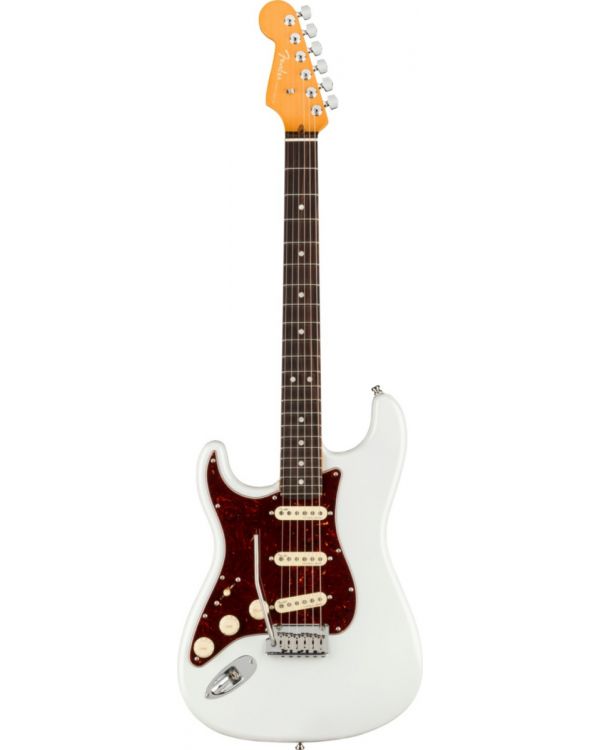 Fender American Ultra Stratocaster Left-Hand RW, Arctic Pearl