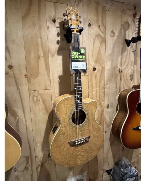 Pre-Owned Washburn EA180an Electro Acoustic in Natural (055368)