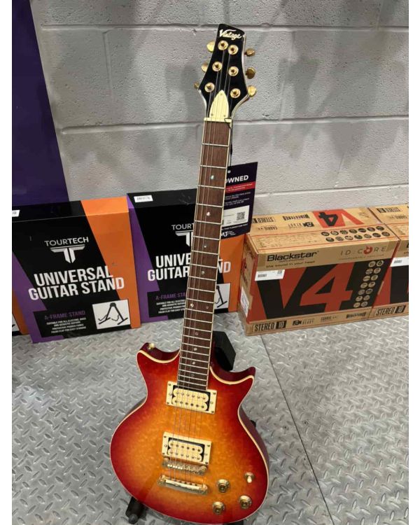 Pre-Owned Vintage Vintage VHE100 Cherry Burst (055460)