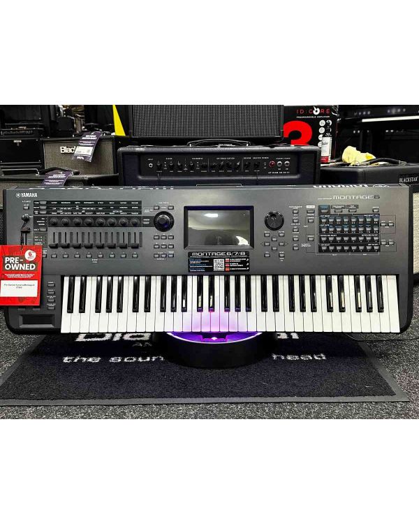 Pre-Owned Yamaha Montage 6 Synthesizer (040721)