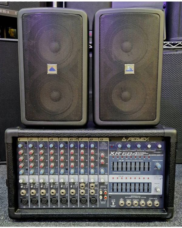 Pre-owned Peavey XR684 with speakers & stands