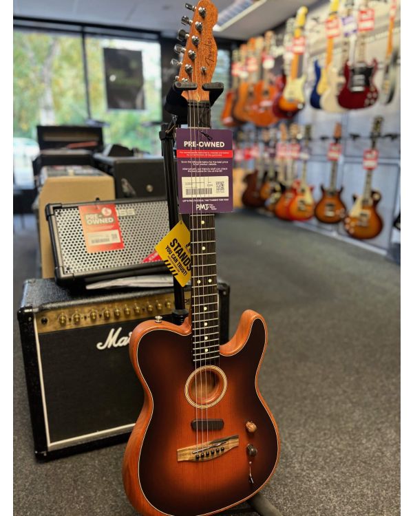 Pre-Owned Fender Acoustasonic Tele Sunburst (053081)