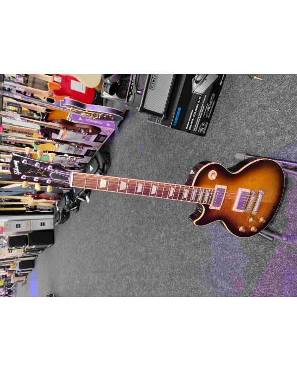 Pre-Owned Gibson Les Paul Bourbon Burst Left Handed (045357)