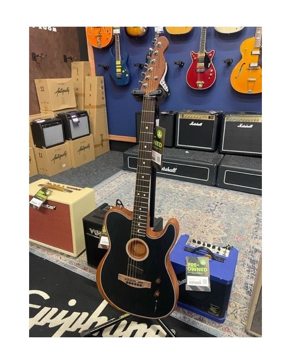 Pre-Owned Fender Acoustasonic Player Telecaster Brushed Black (000294)