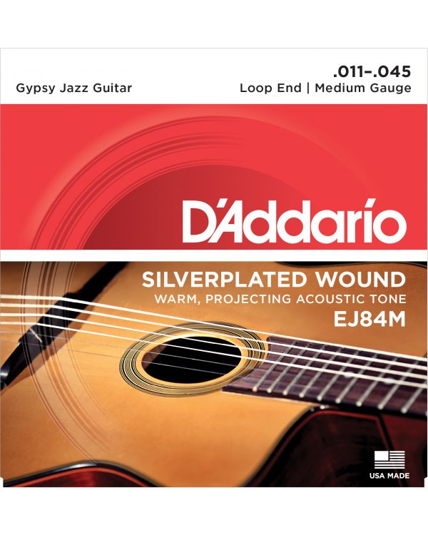 DAddario EJ84M Gypsy Jazz Acoustic Guitar Strings 11-45