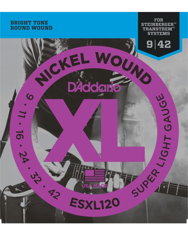 DAddario ESXL120 Wound Electric Guitar Strings, Super Light,  9-42