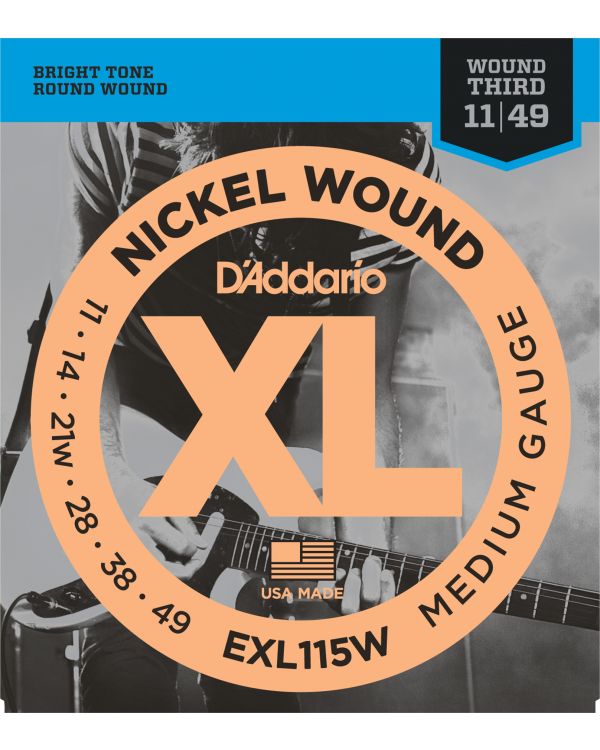 DAddario EXL115 Nickel Wound Electric Guitar Strings Medium