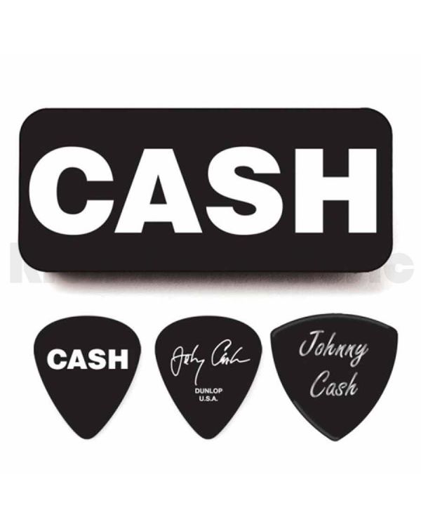 Dunlop Johnny Cash Bold Heavy Pick Tin 6