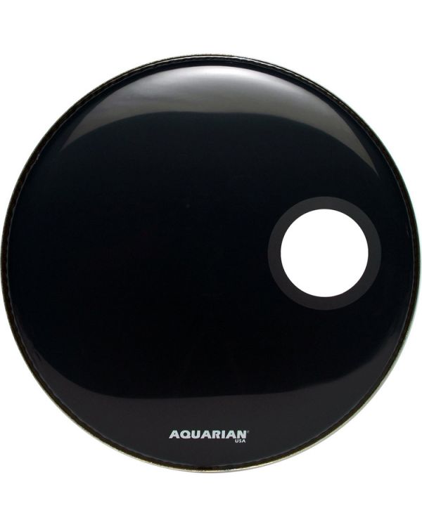 Aquarian 22 Black S Hole Bass Head