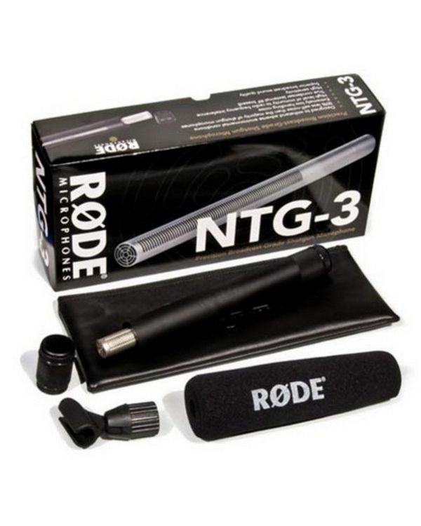Rode NTG3B Shotgun Condenser Microphone (Matte Black)