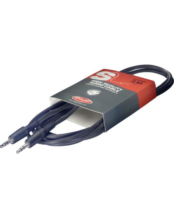 Stagg 3m 3.5mm Mini Jack to Mini Jack Cable