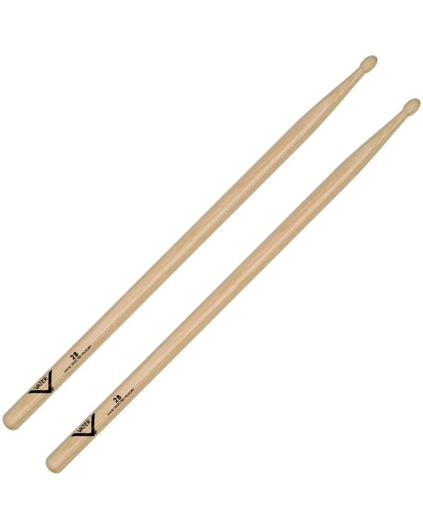 Vater 2B Wood Tip Hickory Drum Sticks