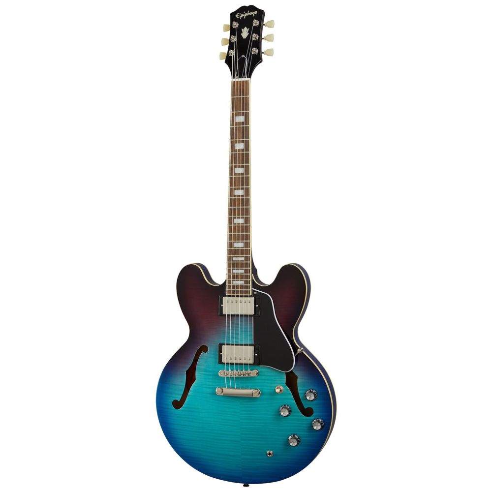 B-Stock Epiphone Inspired By Gibson ES-335, Figured Blueberry Burst | PMT  Online