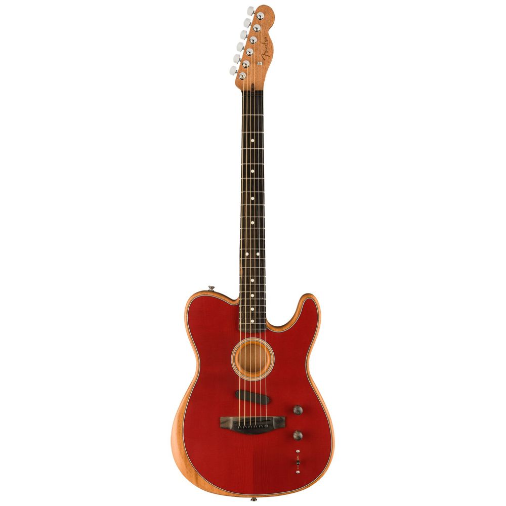 Fender American Acoustasonic Telecaster, Crimson Red