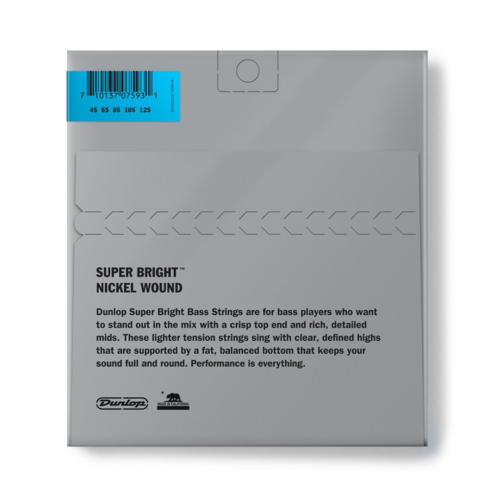 Dunlop Superbright Nickel Bass Strings 5 String Medium