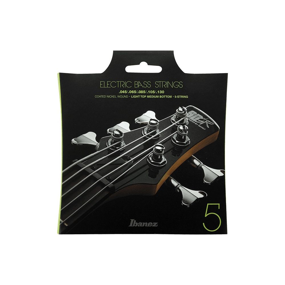 Ibanez IEBS5C BASS GUITAR STRINGS 5 string light top medium bottom