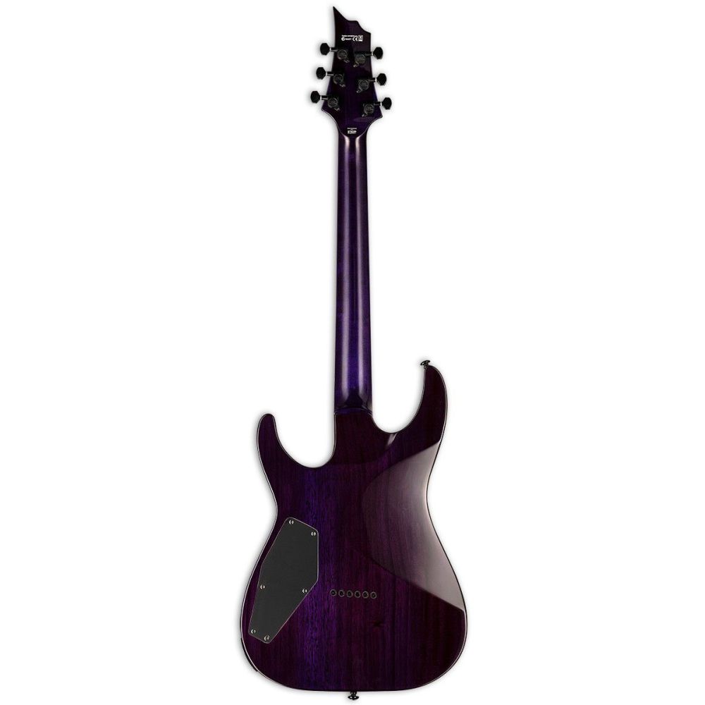 ESP LTD H200 FM Electric Guitar, See Thru Purple