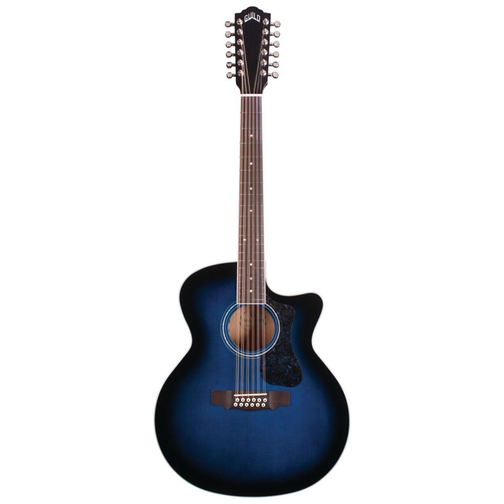 Guild F 2512CE Deluxe 12 String Electro Acoustic Dark Blue Burst