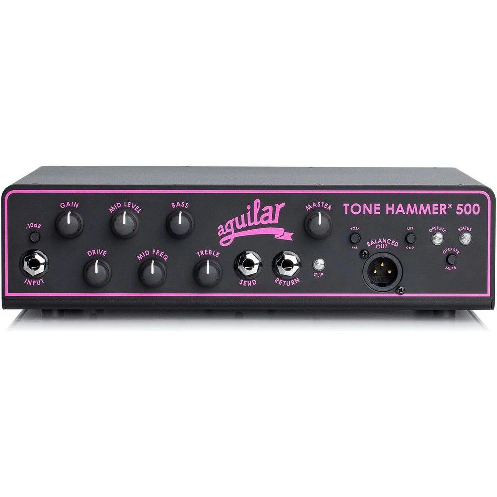 Aguilar Tone Hammer 500 Ltd Edition Breast Cancer Awareness Bass Head