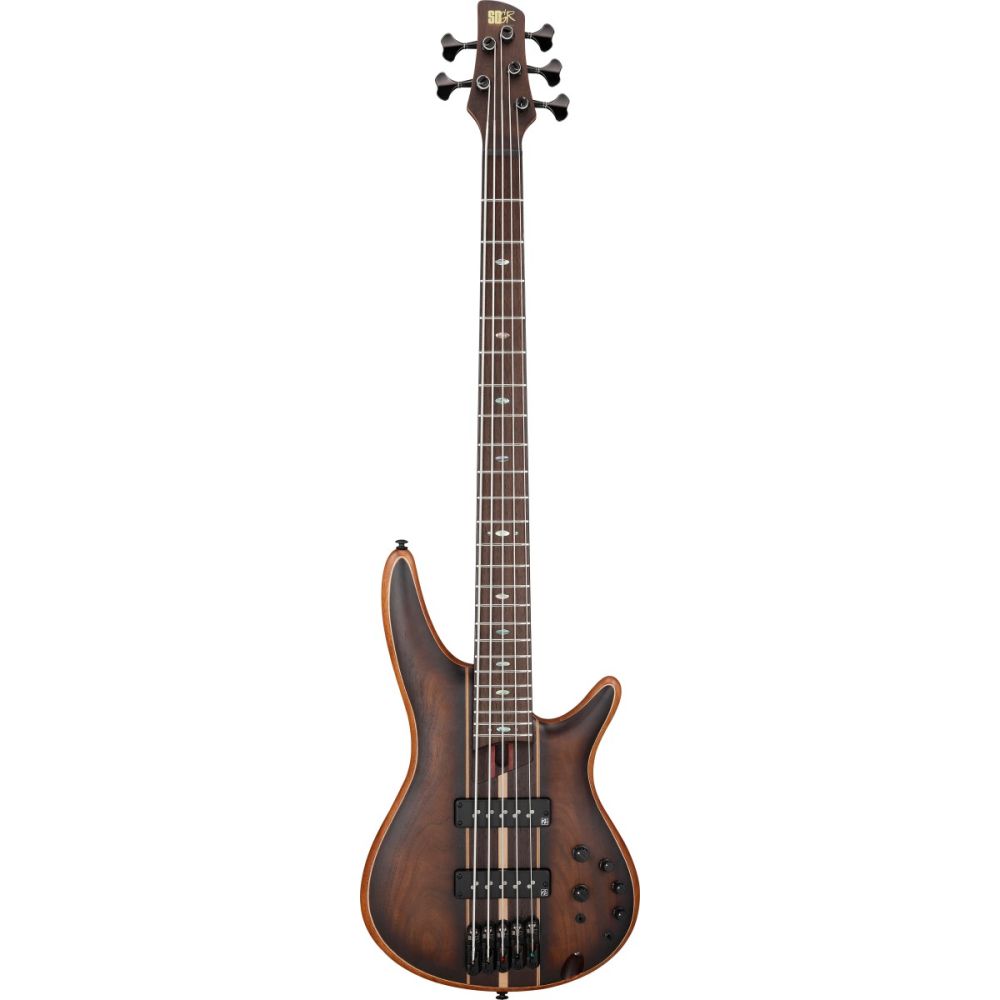 Ibanez SR1355B EB 5 String Bass Guitar Dual Mocha Burst Flat