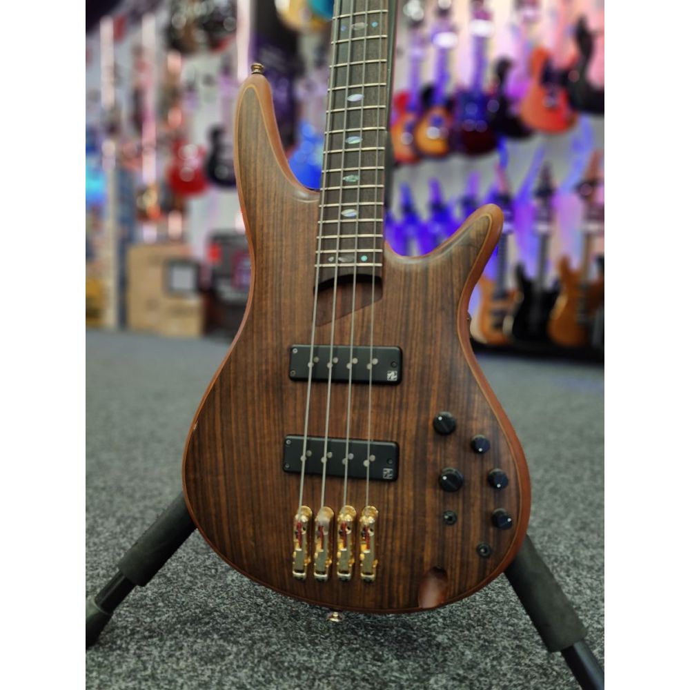 Pre-Owned Ibanez SR1200-VNF Premium 4-String Bass, Vintage Natural Flat |  PMT On