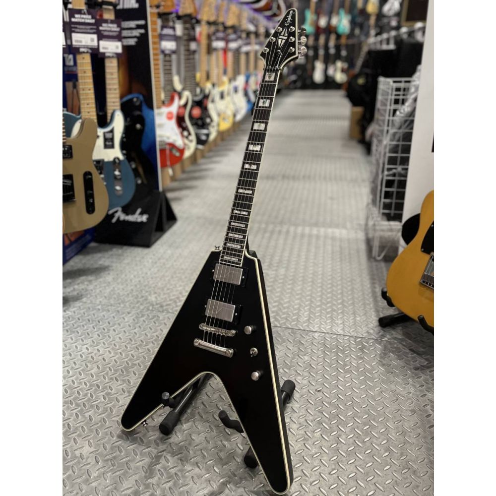 Epiphone flying v prophecy deals black aged gloss