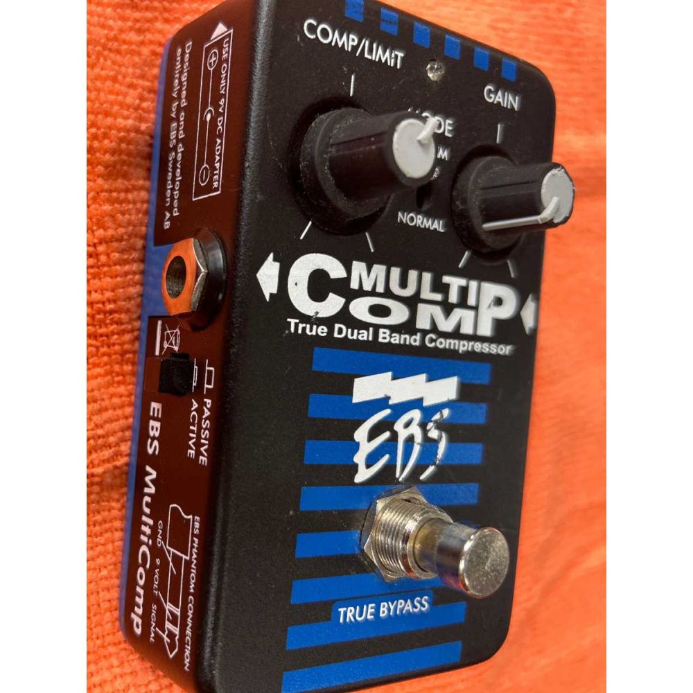 Pre-Owned EBS Multi Comp True Dual Band Compressor Pedal | PMT Online