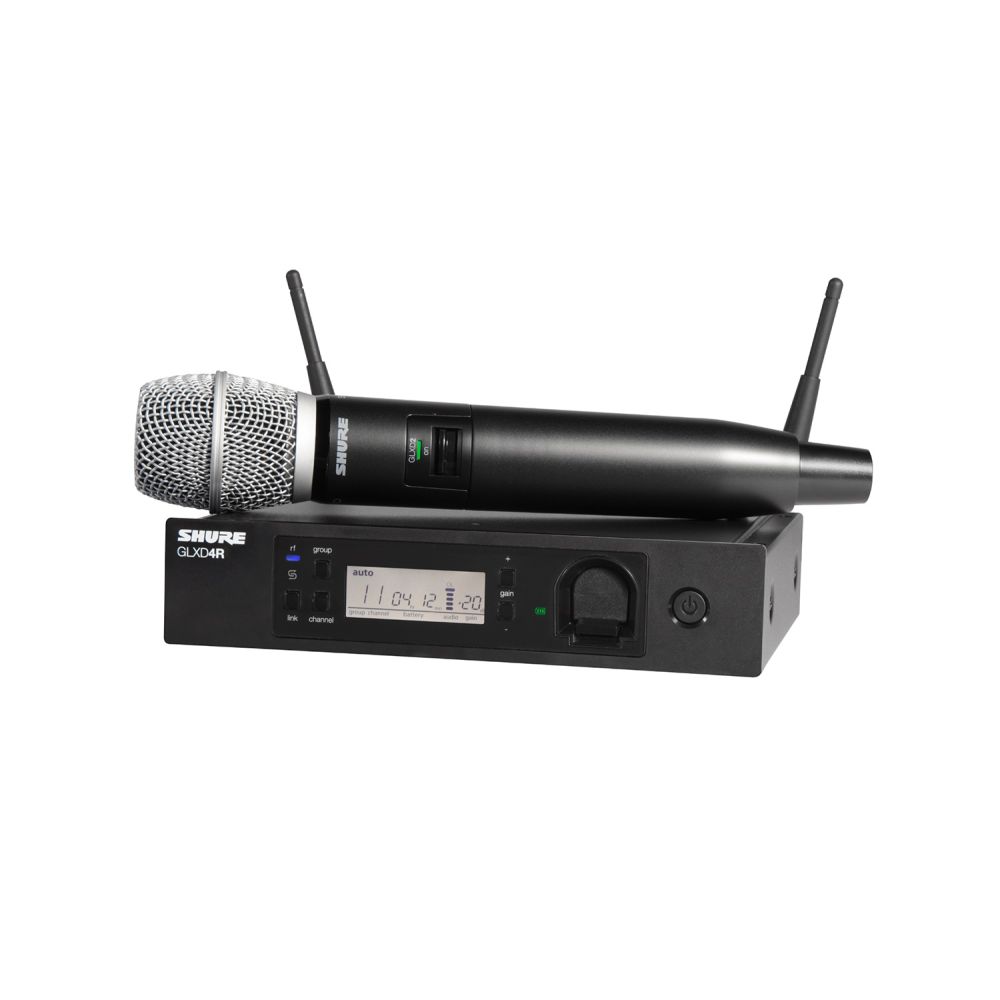 Shure GLX D Advanced GLXD24R SM86 Wireless Microphone System