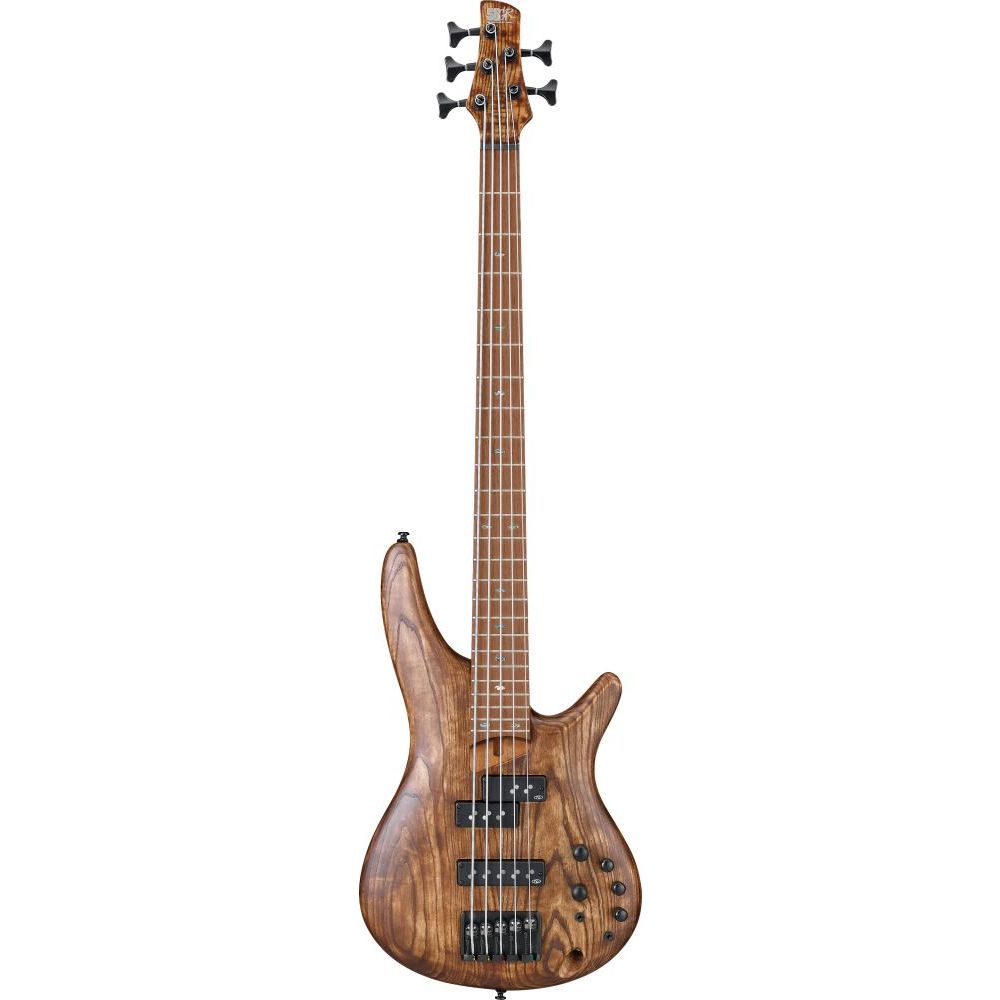 Ibanez SR655E 5 String Bass with Nordstrand Pickups Antique Brown Sunburst