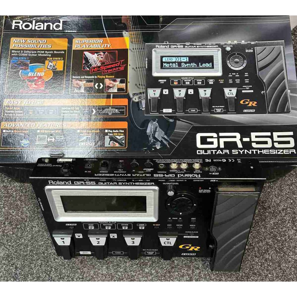 Roland GR-55 Guitar Synthesizer w no Pickup Black