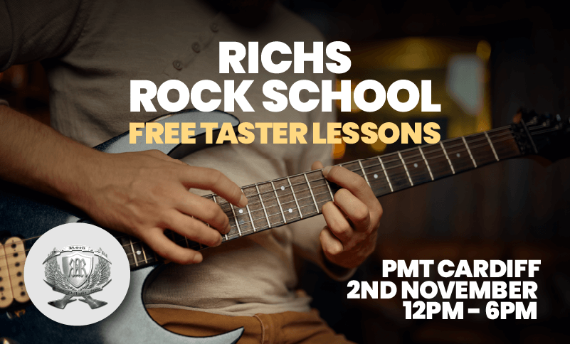 Rich's Rock School Free Taster Lessons at PMT Cardiff