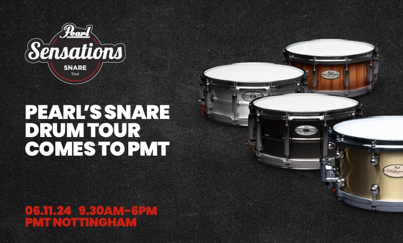 Pearl Sensations Snare Tour at PMT Nottingham